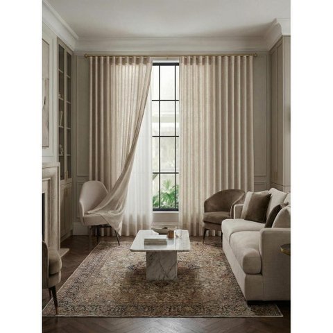 Cortina Wave Amsterdã - 6,40 (l) X 2,60 (a) - Trigo