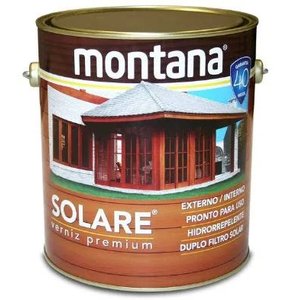 Verniz Premium Solare Brilhante Montana 3,6 litros Transparente