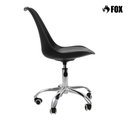 Ver imagem 3 de Cadeira de Escritório Secretária Fox Base Giratória Preta F032