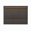 Ver imagem 4 de Cabeceira Painel Gabriela p/ Cama Queen 160cm Estofada Veludo:Cinza Escuro