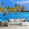Papel de Parede 3D Praias 0013 - Adesivo Paisagem - 1