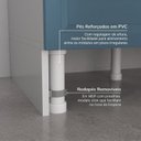 Ver imagem 7 de Cozinha Compacta Planejada 3 Peças 2 Balcões 1 Tampo Soho CabeCasa MadeiraOriginals Azul/Branco