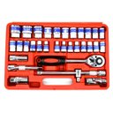 Ver imagem 4 de Jogo de Chave Soquete 31 Pçs 8 a 32mm Sextavado e Estriado Gt541 Lorben