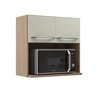 Armário Aéreo Modulado para Microondas Fidelitá Paris 70cm 2 Portas - 3