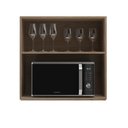 Ver imagem 2 de Armário Aéreo Modulado para Microondas Fidelitá Paris 70cm 2 Portas