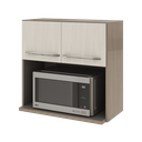 Ver imagem 2 de Armário Aéreo Modulado para Microondas Fidelitá Paris 70cm 2 Portas