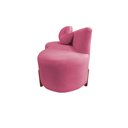 Ver imagem 5 de Namoradeira Sofá Feijão Lounge Orgânica Veludo Rosa