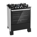 Ver imagem 1 de Fogão de Piso a Gás Fischer Fit Line Trempe Iron 5 Bocas 95 Litros Bivolt Silver