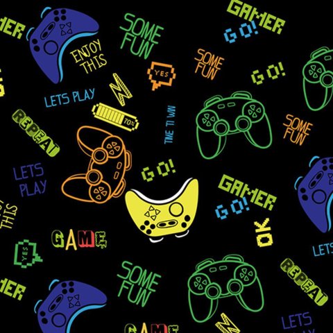 Papel de Parede Autoadesivo Contact 45cm X 2 Metros Gamer - 270135C - CONTACT PAPEL CONTACT 45CMX2M 