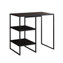 Ver imagem 2 de Aparador Adega Barzinho Bourbon 80cm Industrial em Aço para Sala Home Bar e Área Gourmet - Preto