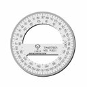 Ver imagem 2 de Transferidor 360 20cm Transp Acrílico Desenho Técnico Fenix