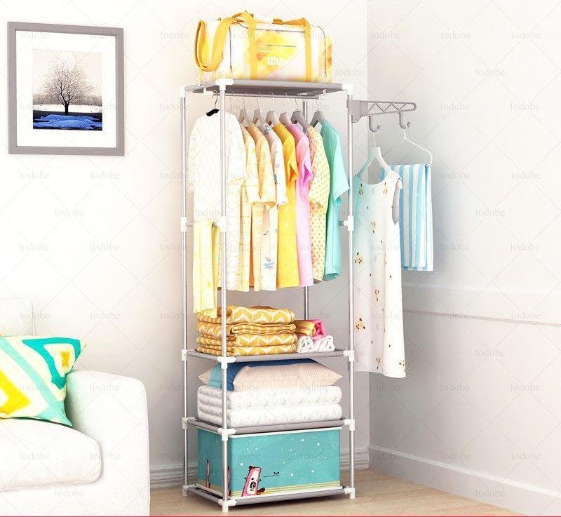 Cabideiro Guarda Roupa Arara Organizador Closet Multiuso - 5