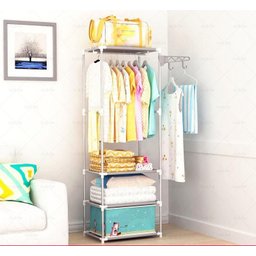 Cabideiro Guarda Roupa Arara Organizador Closet Multiuso - 5