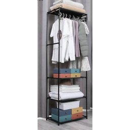Cabideiro Guarda Roupa Arara Organizador Closet Multiuso - 3