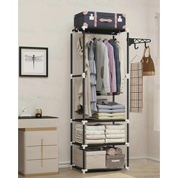 Cabideiro Guarda Roupa Arara Organizador Closet Multiuso - 2