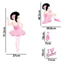 Ver imagem 3 de Adesivo de Parede Bailarina Love Ballet Titulo Modelo 3