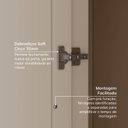 Ver imagem 7 de Guarda Roupa Modular Canto Linear Porta Lisa Samambaia CabeCasa MadeiraOriginals Offwhite