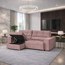 Ver imagem 1 de Sofá Baú San Marino Retrátil e Reclinável 3 Lugares 220cm Veludo Sofatec