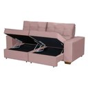 Ver imagem 3 de Sofá Baú San Marino Retrátil e Reclinável 3 Lugares 220cm Veludo Sofatec