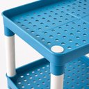 Ver imagem 4 de Prateleira Mini Azul Infantil 2 Andares Organizadora Multiuso para Brinquedos Livros Quarto Escolar