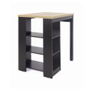 Ver mais imagens de Bancada Cozinha Gourmet Ditália Com 2 Banquetas CD-1022 cor:preto