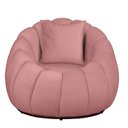 Ver imagem 2 de Kit 02 Poltronas Concha Almofada Base Arco Giratória Veludo Cor:rosa