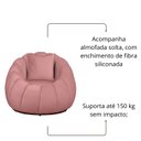 Ver imagem 4 de Kit 02 Poltronas Concha Almofada Base Arco Giratória Veludo Cor:rosa