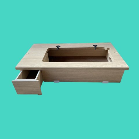 Caixa Base com Gaveta Chique para Máquina Doméstica 15 C Etc