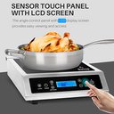 Ver imagem 5 de Duxtop Fogão de Indução Portátil Profissional 1800w, Sensor Touch, Lcd