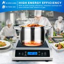 Ver imagem 2 de Duxtop Fogão de Indução Portátil Profissional 1800w, Sensor Touch, Lcd