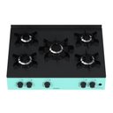 Ver imagem 1 de Fogao de Mesa 5 Bocas Venax Grand Petit Line Verde Gas Glp