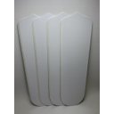 Ver imagem 3 de Jogo Com 4 Pás De Mdf Branca P/ Ventiladores De Teto 13x47cm