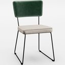 Ver imagem 3 de Kit 08 Cadeiras Decorativas Estofada Sala Jantar Allana L02 Facto Verde Musgo Linho Cru - Lyam