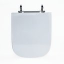 Ver imagem 1 de Assento Sanitário Poliéster para Louça Elite (celite) Aço (reb. Oculto) Branco