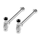 Ver imagem 1 de Kit 2 Sifão Pia Tanque Lavanderia Metal com Copo Cr. 1.1/4x2