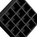 Ver imagem 7 de Kit 2 Nicho Decorativo Porta Toalha com 16 Nichos Multiuso Glamour:preto