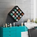 Ver imagem 4 de Kit 2 Nicho Decorativo Porta Toalha com 16 Nichos Multiuso Glamour:preto