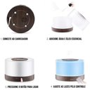 Ver imagem 4 de Difusor Aromatizador 500ml Com Controle Remoto Elétrico Led 7 Cores Luminária Aromaterapia