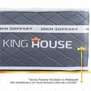 Ver mais imagens de Conjunto Box Branco Cairo Cinza Molas Ensacadas Casal 138x188x64 - King House