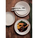 Ver imagem 5 de Jogo de Pratos Rasos 6 Pcs Rústico 25 Cm Porcelana Decorada Tramontina