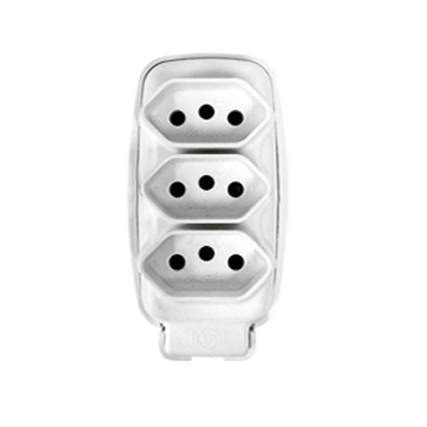 Extensão 2p+t Padrão Novo 3vias 10a 250v 5m Br Ilumi 17921