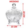 Bomboniere Baleiro Pote Porta Doce e Biscoitos em Vidro 17cm - 3