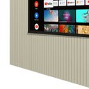 Ver imagem 4 de Painel para TV 2.3 Ripado com LED Nobre Off White - Gelius Móveis