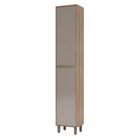 Paneleiro 40 Cm 2 Portas De Abrir Mel Vanilla C/Graff