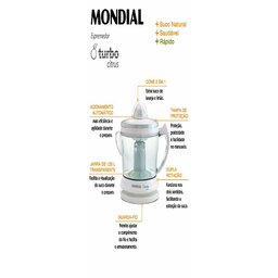 Mondial Espremedor Turbo Citrus E-01 - 4