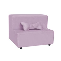 Escada Pet 2 Degraus para Cachorros Almofadada em Veludo Várias Cores Rampa Brinde Pet Luxo Conforto - 1