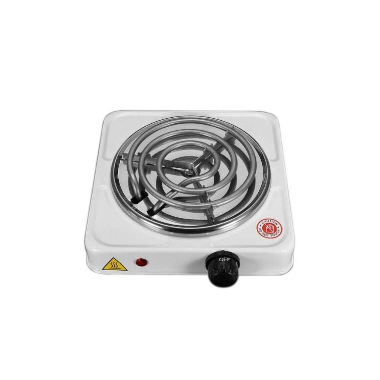 Fogão Elétrico Branco Portátil Espiral Fix 1 Boca 1000W 60Hz 110V