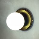 Ver imagem 2 de Arandela Luminaria de Parede Dama Globo Vidro 10cm Decoração Casa Sala Quarto Banheiro Escritório