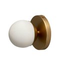 Ver imagem 5 de Arandela Luminaria de Parede Dama Globo Vidro 10cm Decoração Casa Sala Quarto Banheiro Escritório