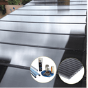 Ver imagem 4 de Kit Policarbonato Alveolar Fume 6mm - 6,00m X 3,00m - Perfis Pretos
